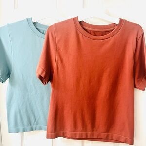 Bundle A New Day Slim Fit Short Sleeve Seamless Baby T Shirt Size L Target